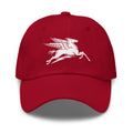 Cranberry Electric Pegasus Dad Hat